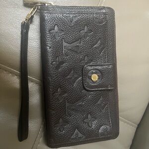 Dark brown Louis Vuitton wallet